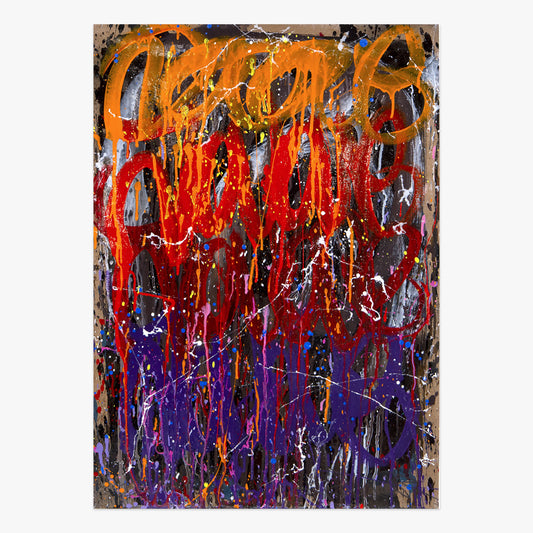 Limited edition Glazed piece by JonOne available at Underdogs