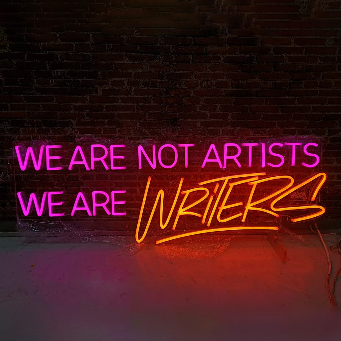 we are not artist we are writers