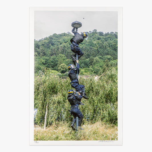 Limited edition Pretending To Be In Control piece by Brad Downey available at Underdogs