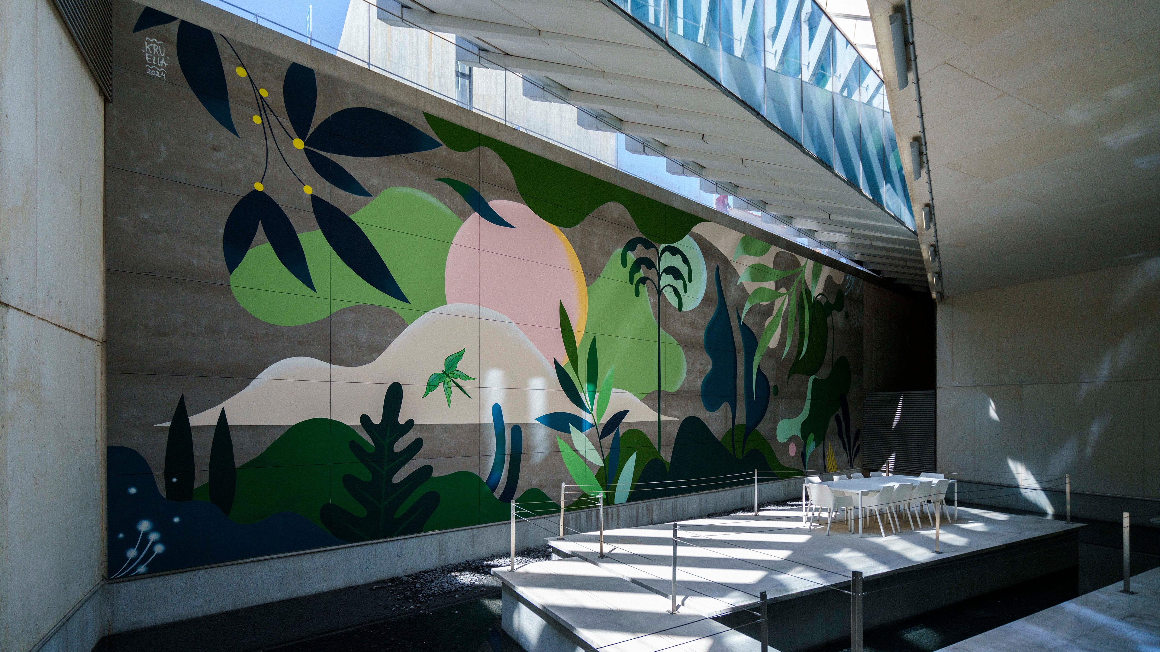 Artwork from Edp Wall Kruella D Enfer exhibition at Underdogs