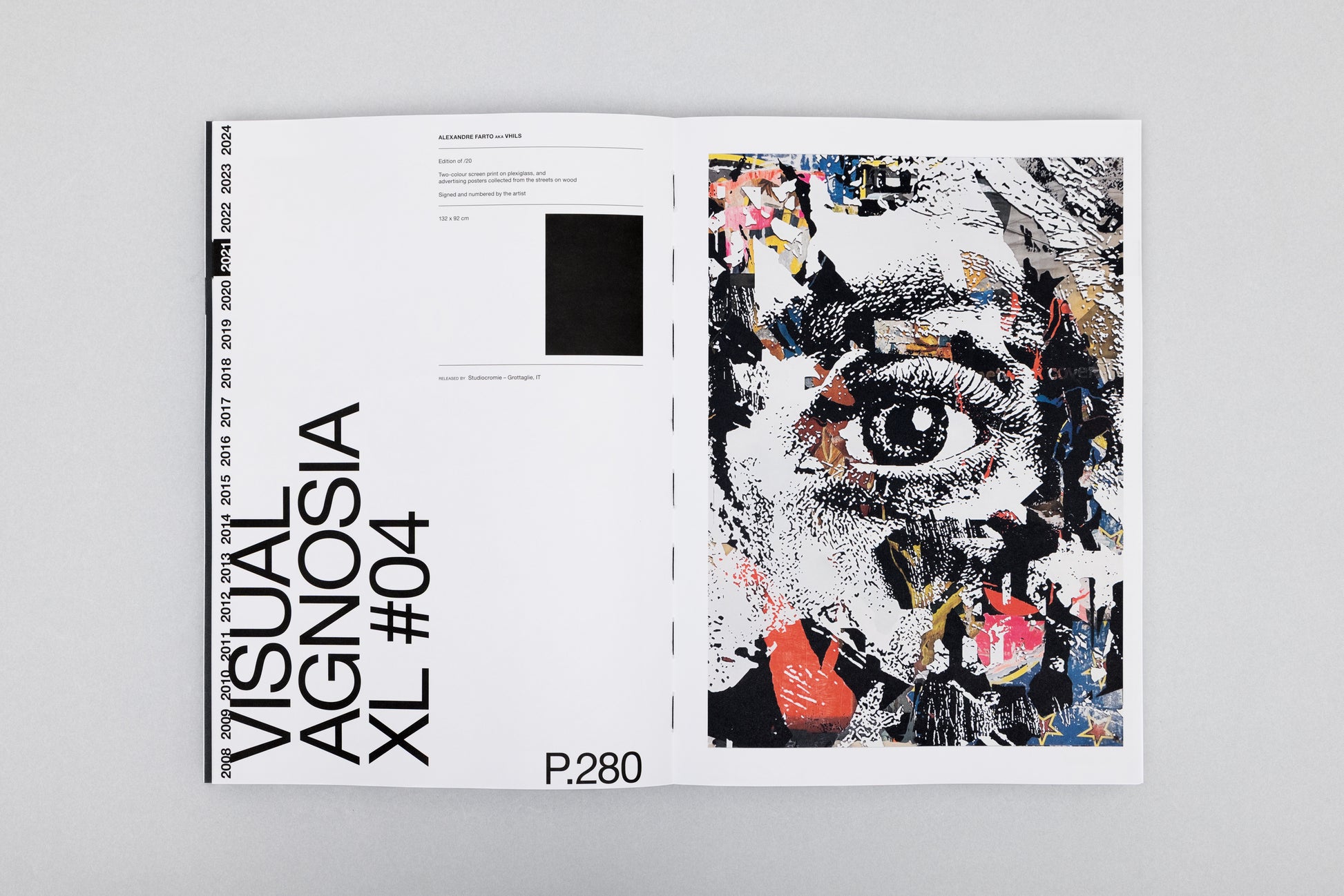 Certificate from The Complete Editions 2008–2024 special edition by Vhils, Underdogs Gallery