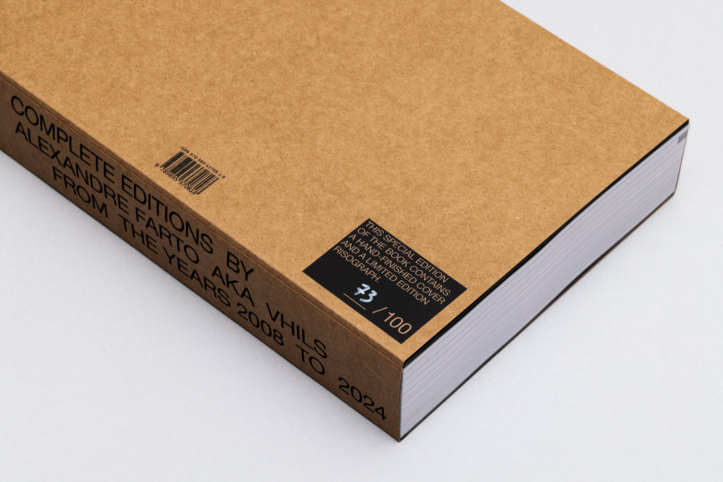Special edition box of The Complete Editions 2008–2024 book by Vhils, Underdogs Gallery