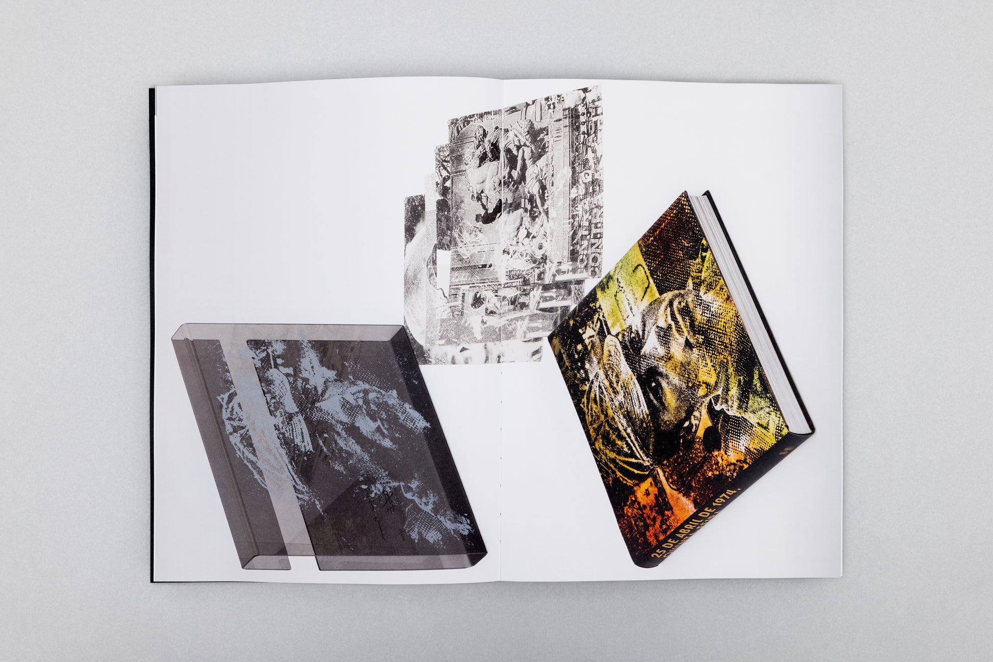 Interior pages of The Complete Editions 2008–2024 book by Vhils, Underdogs Gallery