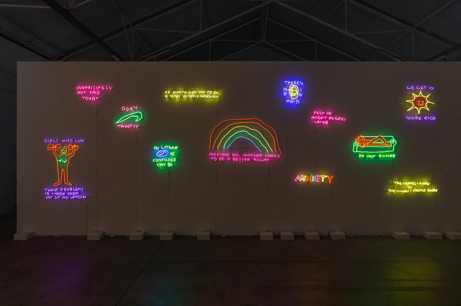 Exhibition Image - It’s a 2-week only site-specific installation to go along with my first artist book and its 2 signing sessions on 2 different days