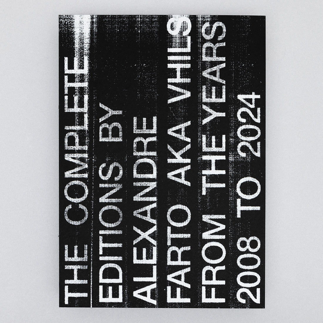 Image Product - The complete editions by Alexandre Farto aka Vhils from the year 2008 to 2024