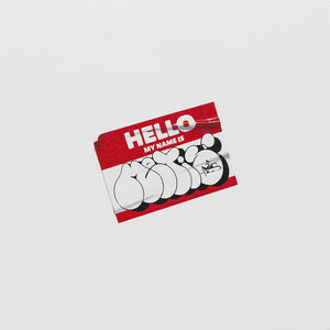 Sticker Hello My Name is Metis RED I