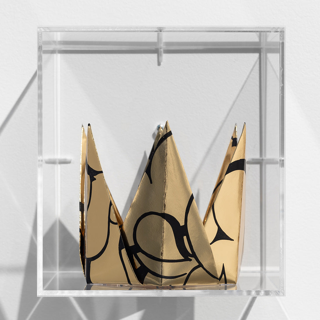 Golden Paper Crown V