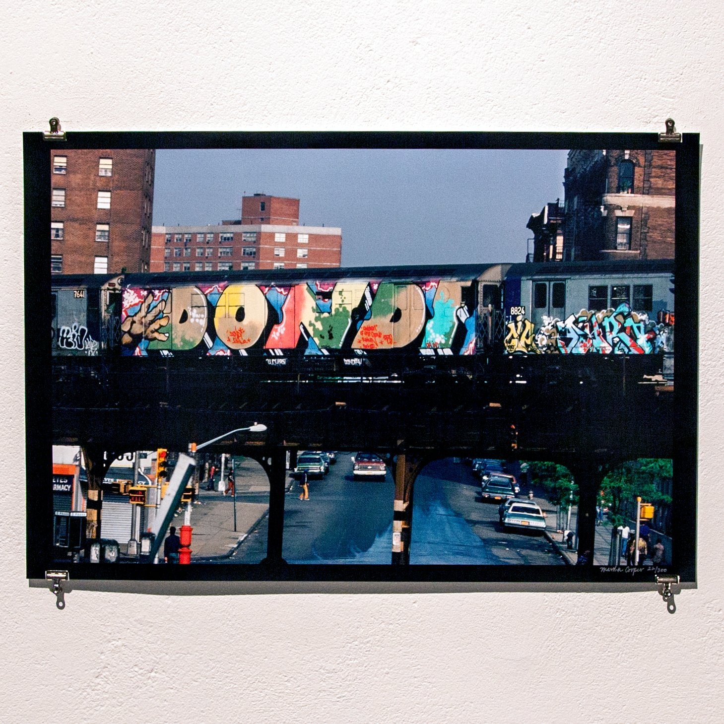 Martha Cooper - Dondi Top-to-bottom Whole Car Passing Through South Bronx