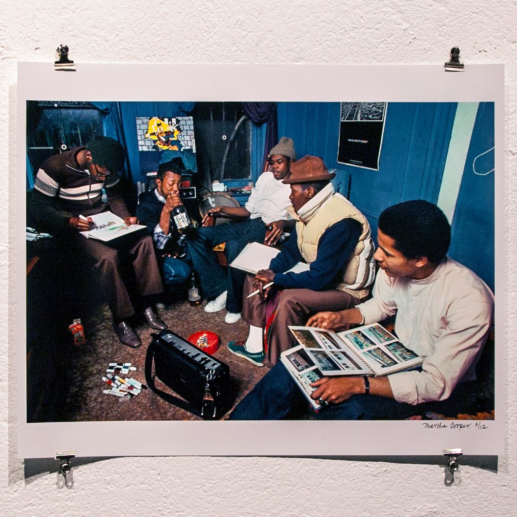Martha Cooper - Dondi and Friends in His Room Sketching Pieces, Brooklyn