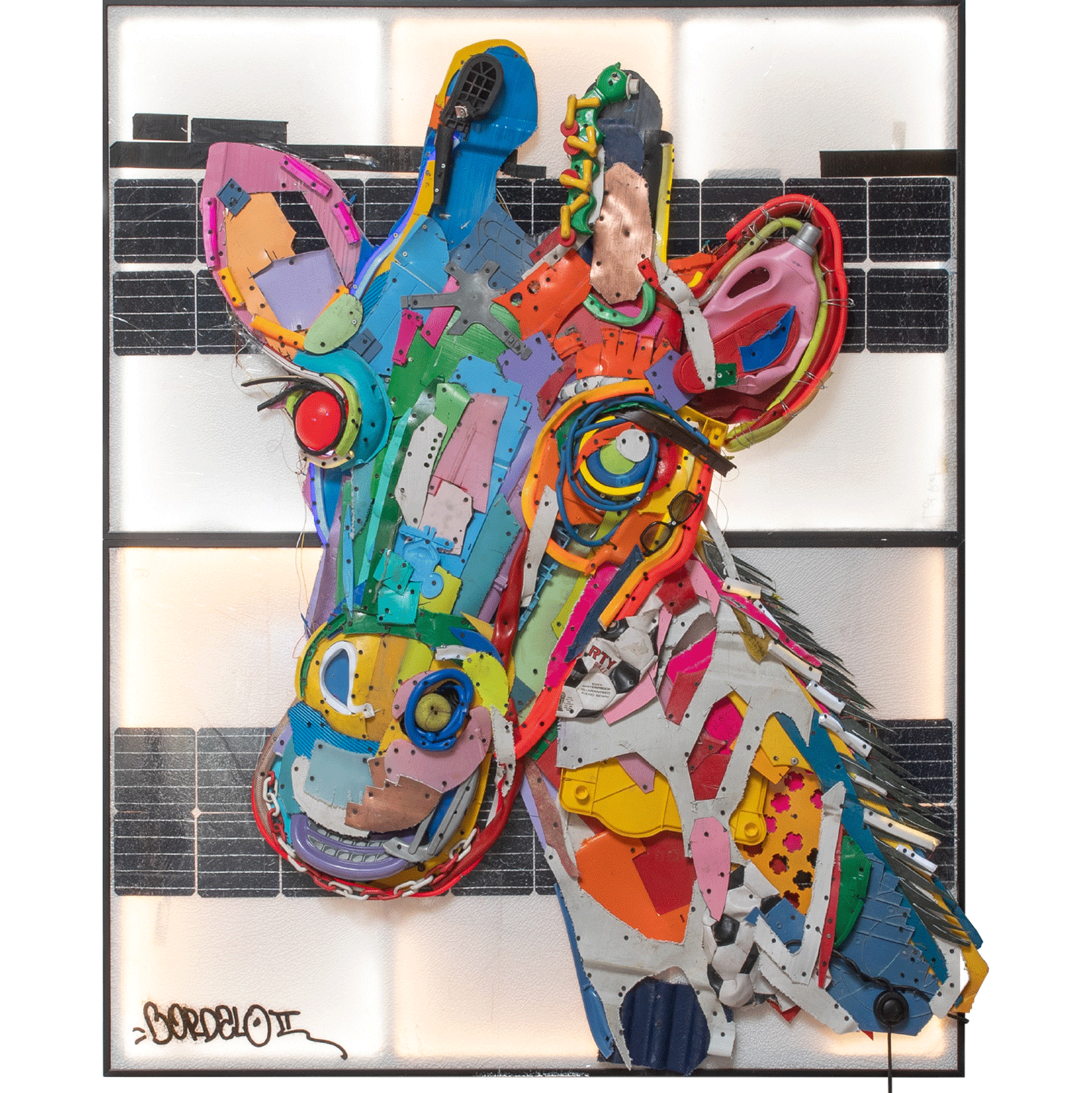 Lighted Plastic Giraffe