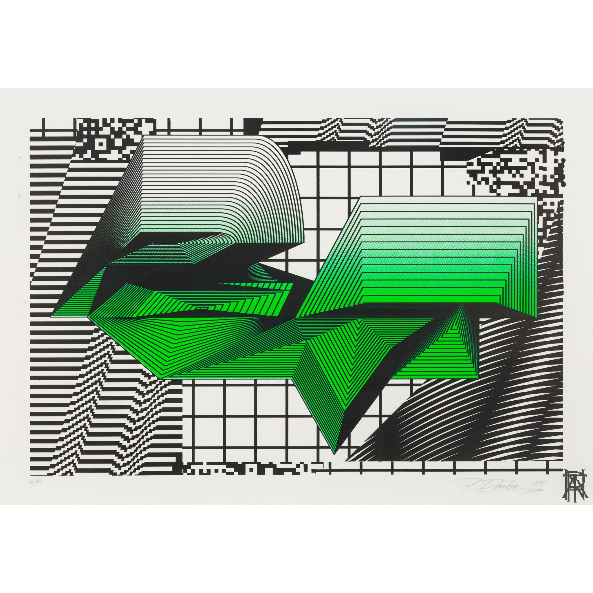 Felipe Pantone - HYPERKINESIS 2 (Green)