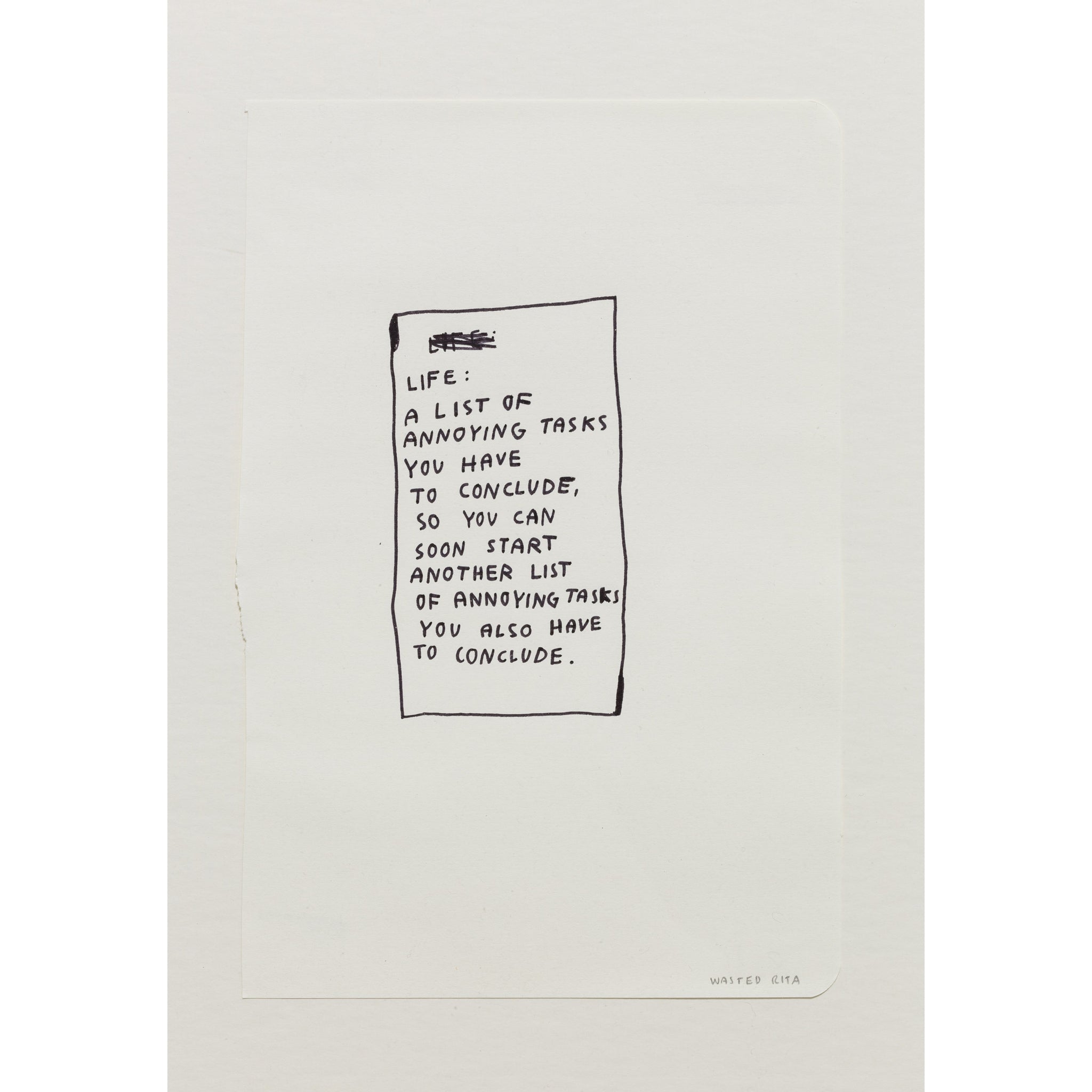 Wasted Rita — Very endearing drawings for you to have in your living room or anywhere else you feel like having endearing drawings in #10