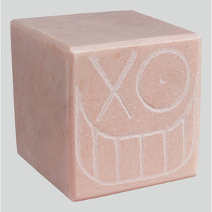 Mr. A Pink Marble Cube 14 cm 1