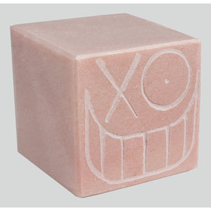 Mr. A Pink Marble Cube 14 cm 2
