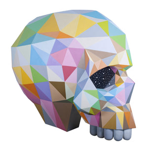 Okuda San Miguel - Half Skull Head