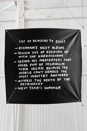 It really is an actual list of reasons to exist